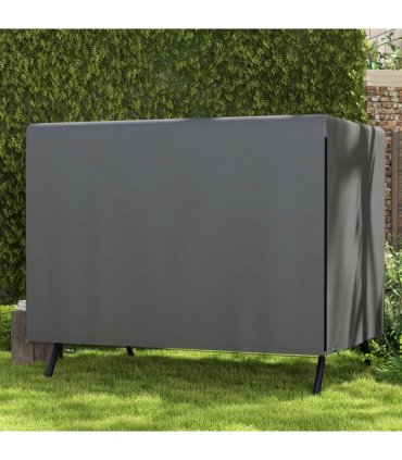 Swing Chair Cover Dark Grey PE 215Lx155Wx150H (cm) Outsunny Garden Furniture