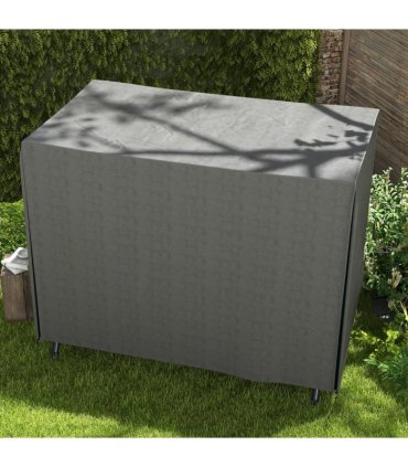 Swing Chair Cover Dark Grey Oxford Fabric 205cmx124cmx164cm Outsunny 3-seater