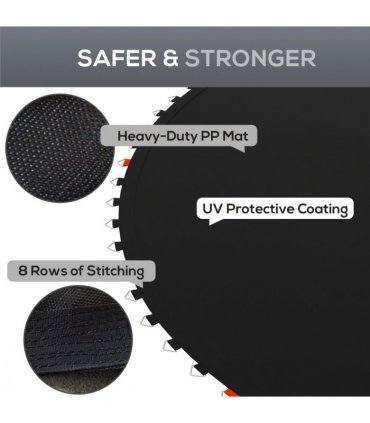 SPORTNOW Trampoline Mat with 54 V-Hooks, for 10ft Trampoline