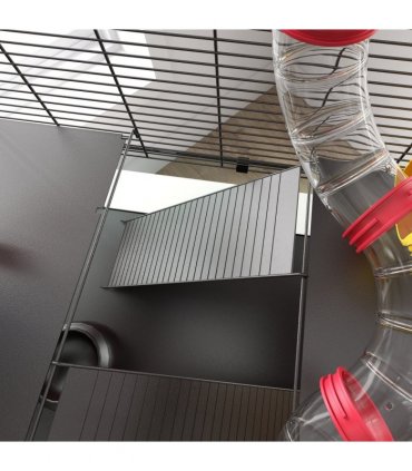 Hamster Cage PawHut w/ Tubes, Ramps, Platforms, Hut, 60 x 40 x 57cm