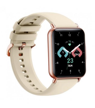 Gymcline Ciro Fitness Tracker w/ 25 Sports Modes & IP68 Water Protection, Cream
