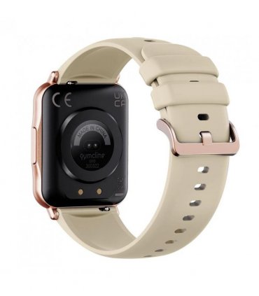 Gymcline Ciro Fitness Tracker w/ 25 Sports Modes & IP68 Water Protection, Cream