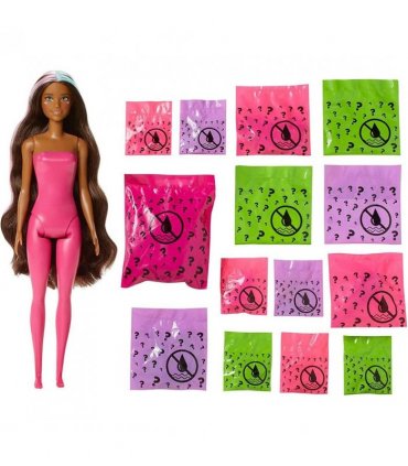 Barbie Colour Reveal Peel Unicorn Doll with 25 Accessories Toy Gift For Kids