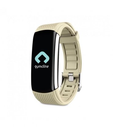 Gymcline Vesper Fitness Tracker with Body Temperature Monitoring, Cream