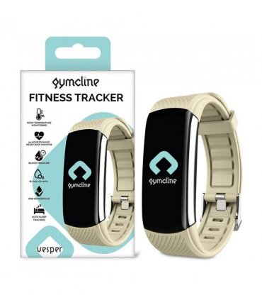 Gymcline Vesper Fitness Tracker with Body Temperature Monitoring, Cream