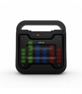 Bluetooth Speaker Black LED Durable USB MicroSD Mic 20kg 32cm 22cm 39cm