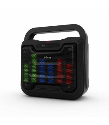 Bluetooth Speaker Black LED Durable USB MicroSD Mic 20kg 32cm 22cm 39cm