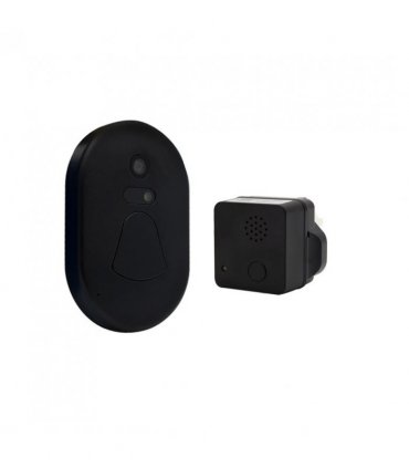 Aquarius Wifi Wireless Smart Camera Doorbell[Black]
