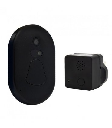 Aquarius Wifi Wireless Smart Camera Doorbell[Black]