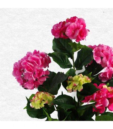 Artificial Hydrangea Flowering Plant Pink
