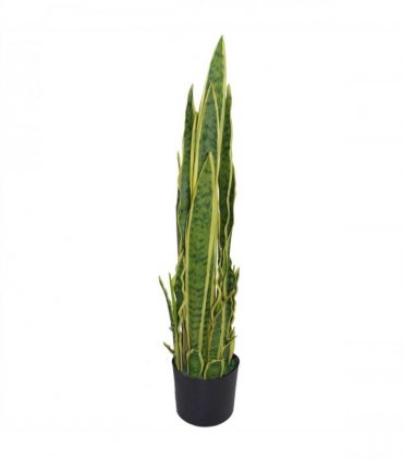 55cm Artificial Sansevieria Yellow Green Indoor Plant