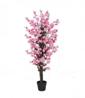 120cm Artificial Pink Blossom Tree