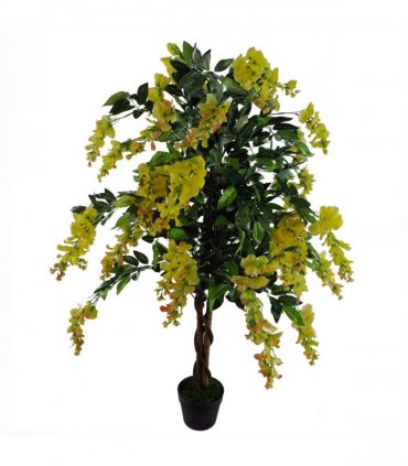 120cm Artificial Yellow Wisteria Tree