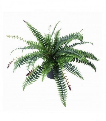 60cm Leaf Design UK Realistic Large Artificial Foliage Plant with Pot
