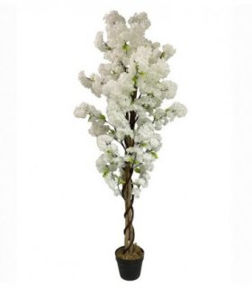 150cm Artificial White Cherry Blossom Tree