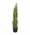 90cm (3ft) Artificial Sansevieria Yellow Green Indoor Plant - Large