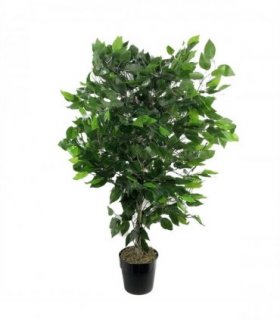 90cm Artificial Ficus Tree Bush - Large Bushy Plant