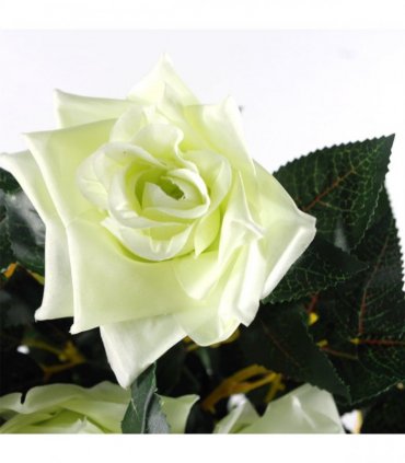 Artificial Cream Rose Tree Wedding Twisted Vine Detail 90cm (3ft)