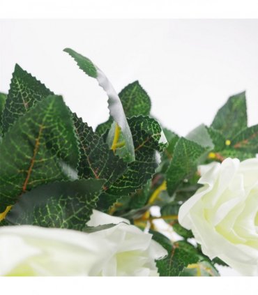 Artificial Cream Rose Tree Wedding Twisted Vine Detail 90cm (3ft)