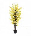 120cm Artificial Yellow Blossom Tree