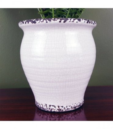 40cm Artificial Bushy Fern Potted in Decorative Planter