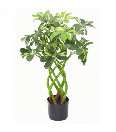 70cm Artificial Twisted Stem Modern Arboricola Artificial Plant Bonsai Bush