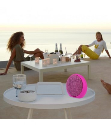 Fabric Bluetooth V4.1 Active Portable Speaker SZ250 - Pink 7x17x25 cm