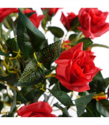 Artificial Red Rose Tree Wedding Twisted Vine Detail 90cm (3ft)