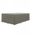 Outdoor Furniture Cover Grey Oxford Fabric PE 222L x 155W x 67H cm Waterproof