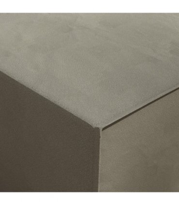 Outdoor Furniture Cover Grey Oxford Fabric PE 222L x 155W x 67H cm Waterproof