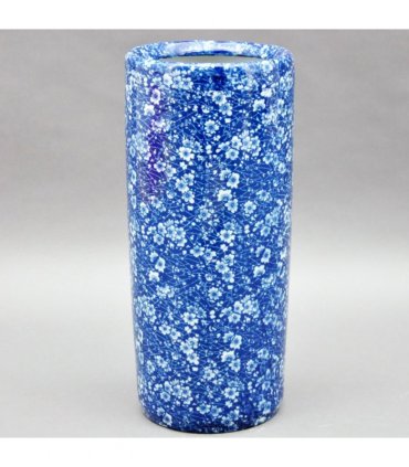 AcaciaHome Durable Ceramic Round Umbrella stand–Perfect Holder for Home, Office, & Entryway - Adds a Sophisticated Touch to Living Spaces for Canes, & Walking Sticks (Blue & White Flower)
