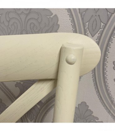 Modern & Stylish Hand Finished Cross Back Oak Wooden Cafe Chair - Exclusive Rattan Seat Comfortable Office Furniture Collections for Home, Dining, Cafe, and Office Seating (Cream)