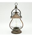 49cm BATTERY & BULB METAL GARDEN LANTERN