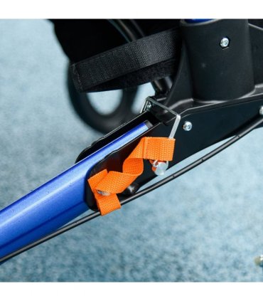 4 Wheel Rollator Walker with Seat Adjustable Mobility Walker with Bag, Blue