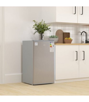 HOMCOM 91L Freestanding Under Counter Fridge with Reversible Door Grey