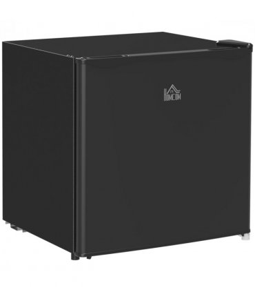 HOMCOM 46L Counter Top Fridge with Chiller Box Mini Fridge for Bedrooms Black