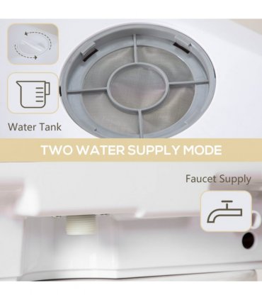 HOMCOM Table Top Dishwasher w/ 4 Place Settings 6 Programmes Fruit Wash Mode