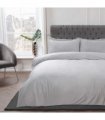 MATT VELVET SILVER BEDDING SB