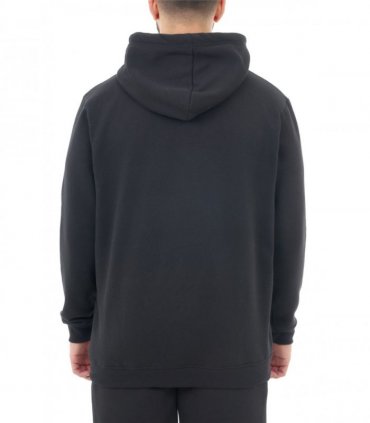 BASIC MENS ZIPPER HOODIE BLACK M