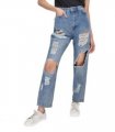 MULTI RIP MOM JEAN MID WASH 8