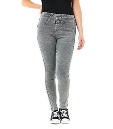 LADIES SCULPT JEGGINGS ACID BLACK 14