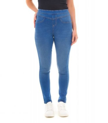 LADIES SCULPT JEGGINGS BRIGHT BLUE 18