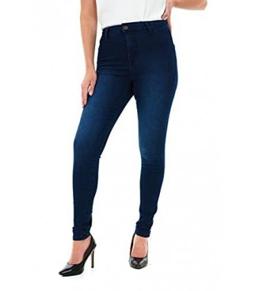 Ladies High Rise Jean DARK WASH 10