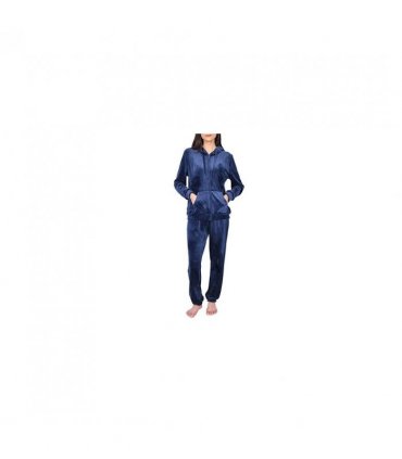 VELOUR TRACKSUIT NAVY XL
