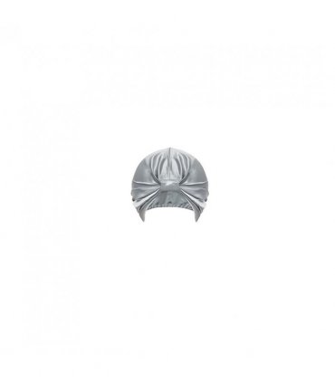 SILK HAIR WRAP 20CM DIAM SILVER GREY