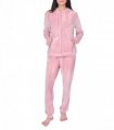 VELOUR TRACKSUIT PINK L