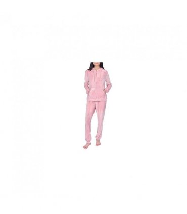 VELOUR TRACKSUIT PINK L