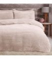 TEDDY FLEECE BLUSH DUVET SET SB