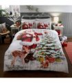 ILLUSTRATED FATHER CHRISTMAS DUVET SET - KING