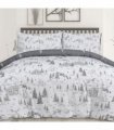 MOUNTAIN BEAR DUVET SET GREY KG